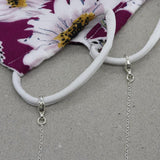 Silver Mask Lanyard - Cable Chain