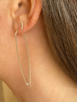 Long Thin Hook Earrings