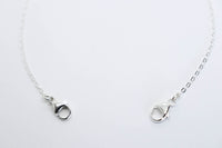 Silver Mask Lanyard - Cable Chain