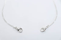 Silver Mask Lanyard - Figaro Chain