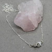 Silver Mask Lanyard - Figaro Chain
