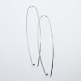 Long Thin Hook Earrings
