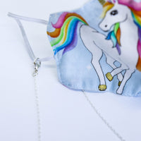 Silver Mask Lanyard - Cable Chain