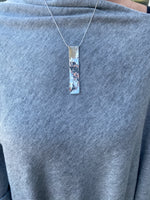 Textured Rectangle Necklace